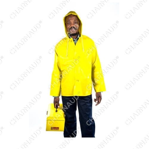 AQUA-TECH® 76cm Jacket with buttons and hood - Medium weight