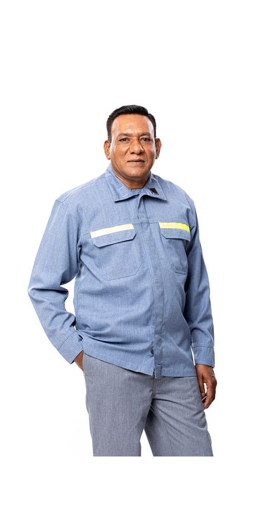 ALU-SAFE® QV853 Open Front Shirt D3 E3