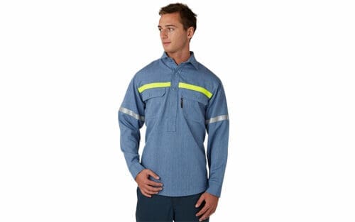 ALU-SAFE® QV853 Open front shirt D3 E3