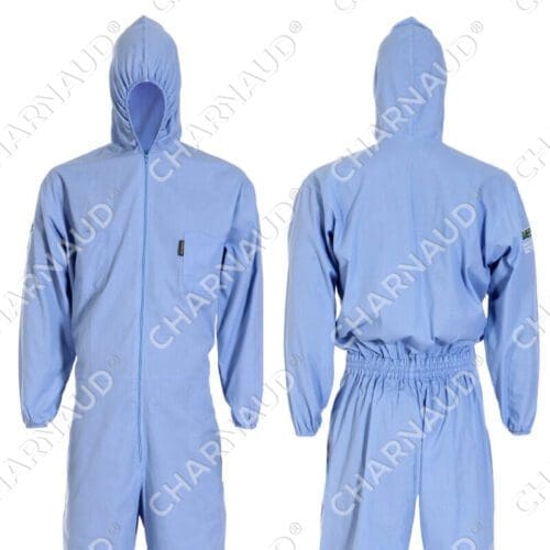 MEDI-SAFE® Coverall back and front view