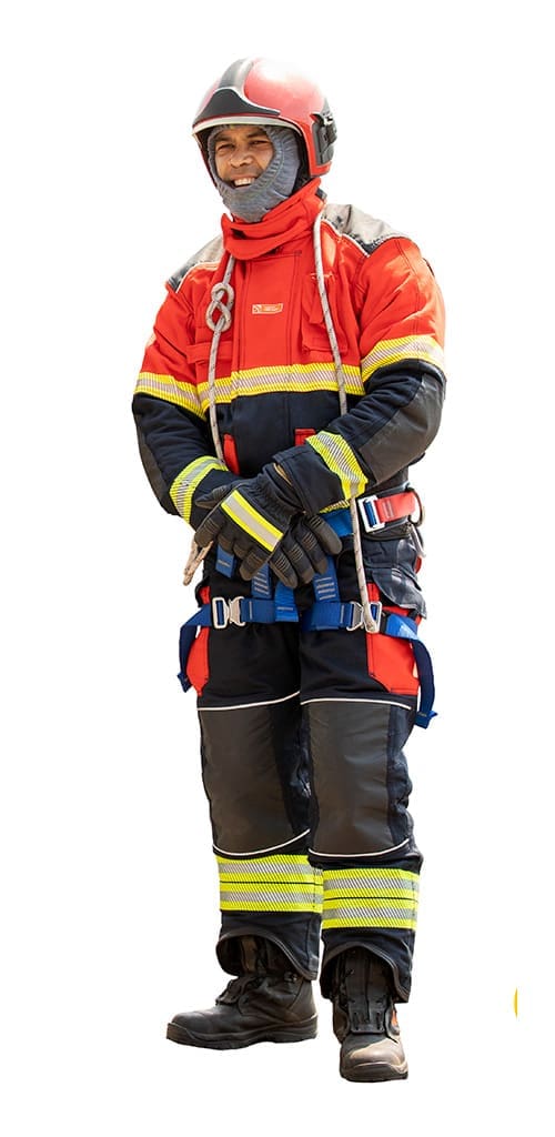 FIRE-SAFE® AIR-LITE Fire-Fighting Bunker Suit Red/Navy